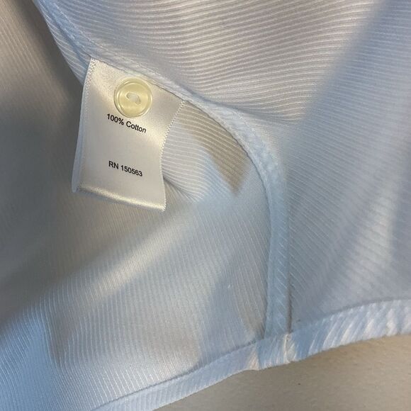 Hinson wu ladies 3/4 button up shirt 2 white classic capsule minimalist - Picture 4 of 9